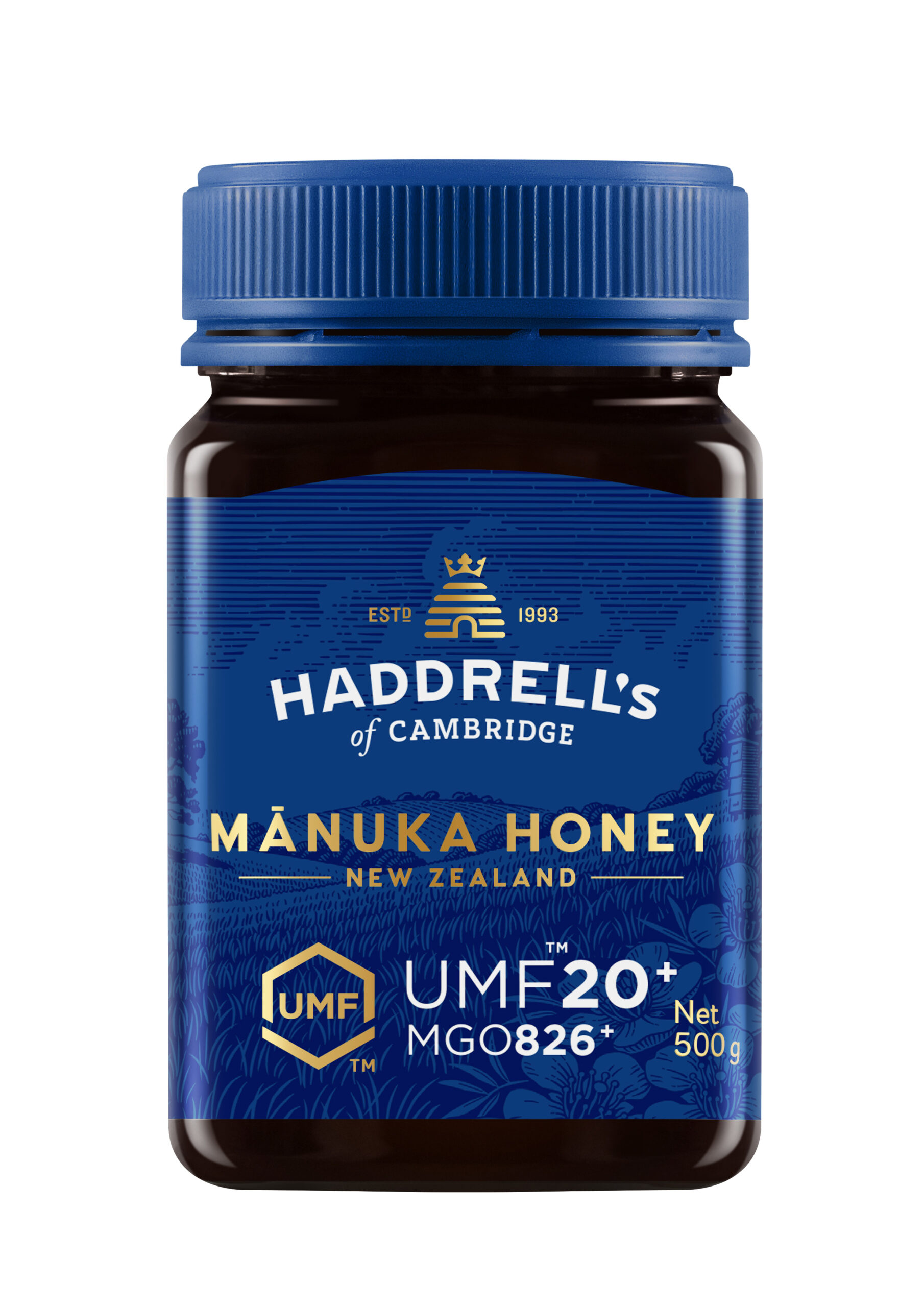 haddrell's manuka umf 20+ / mgo 829+ — 500g haddrell's manuka umf 20+ / mgo 829+ — 500g